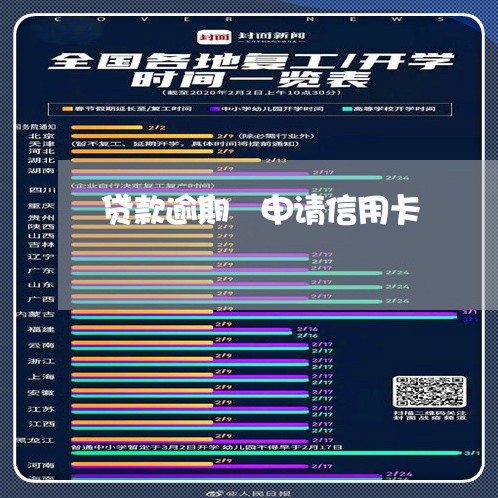 贷款逾期 申请信用卡/2023071329260